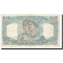 France, 1000 Francs, Minerve et Hercule, 1947, 1947-01-09, VF(30-35)