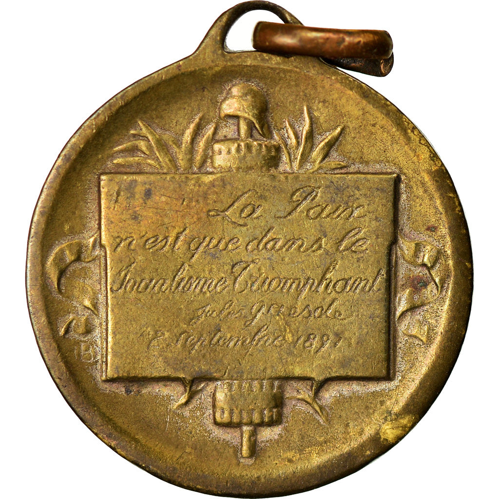 France, Medal, Jules Guesde, Parti Socialiste, Politics, Society, War, 1891
