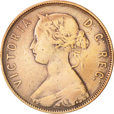 NEWFOUNDLAND, Large Cent, 1876, VF(20-25), Bronze, KM:1
