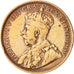 NEWFOUNDLAND, Large Cent, 1917, VF(30-35), Bronze, KM:16