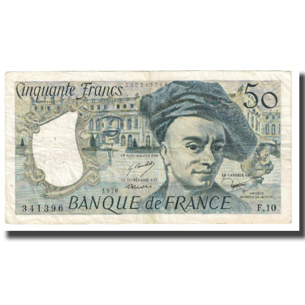 Frankreich, 50 Francs, Quentin de La Tour, 1978, STROHL TRONCHE DENTAUD, S+
