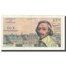 France, 10 Nouveaux Francs, Richelieu, 1960, P. Rousseau and R. Favre-Gilly