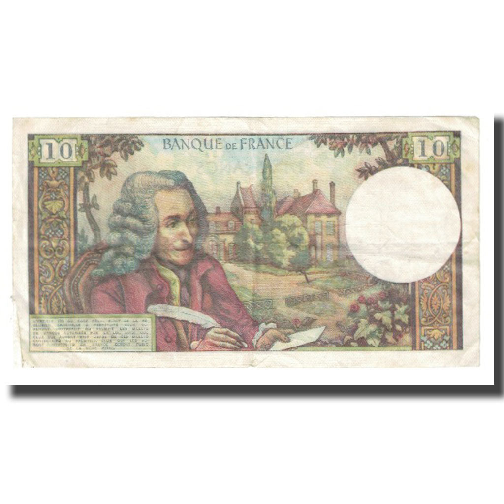 Francia, 10 Francs, Voltaire, 1972, R.Tondu-G.Bouchet-H.Morant, 1972-06-01, BB