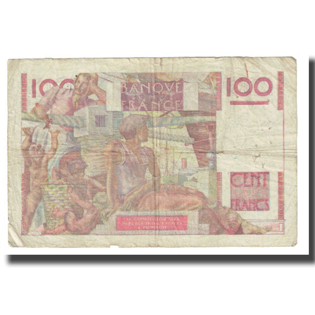 Francia, 100 Francs, Jeune Paysan, 1946, D AMBRIERES, GARGAM, 1946-12-19, BC
