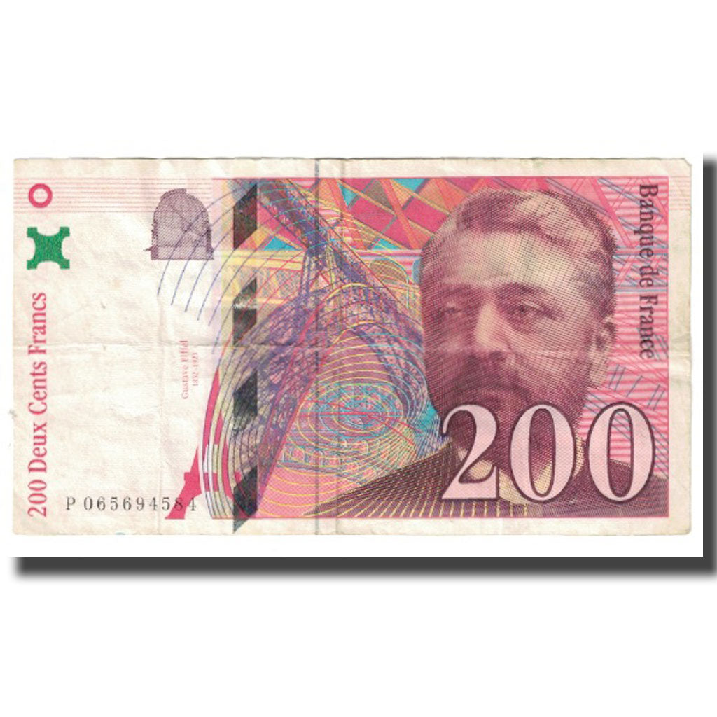 France, 200 Francs, Eiffel, 1997, BRUNEEL, BONARDIN, VIGIER, EF(40-45)