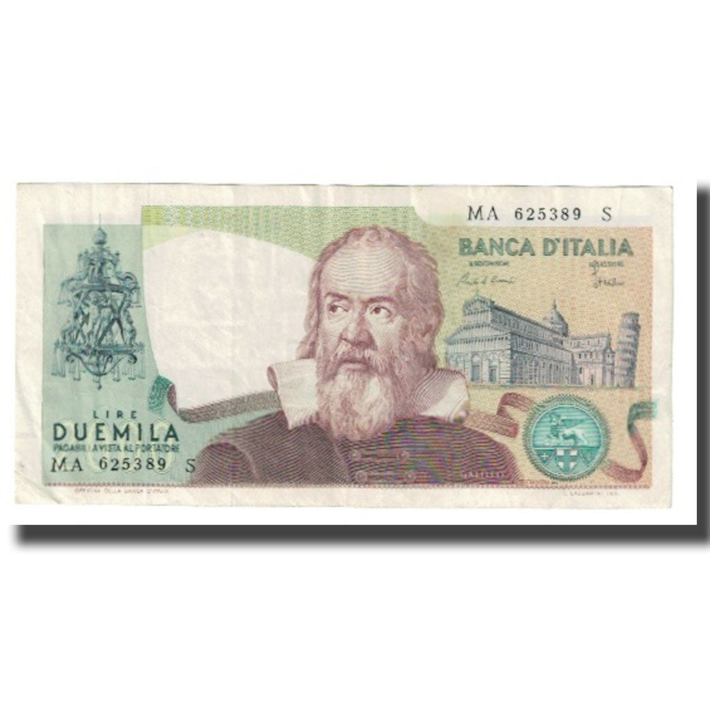 Banknote, Italy, 2000 Lire, 1983, 1983-10-24, KM:103a, EF(40-45)