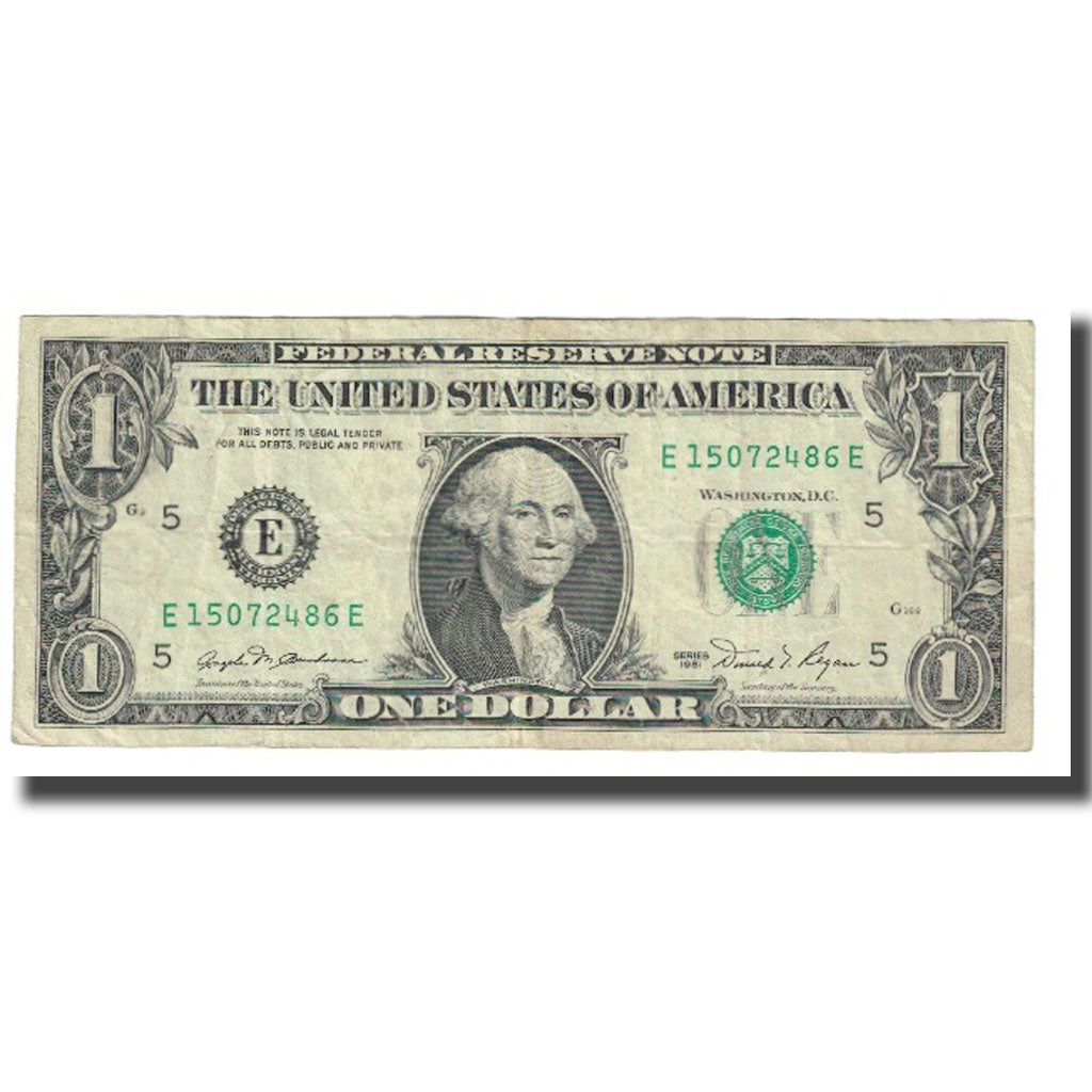 Nota, Estados Unidos da América, One Dollar, 1981, VF(20-25)