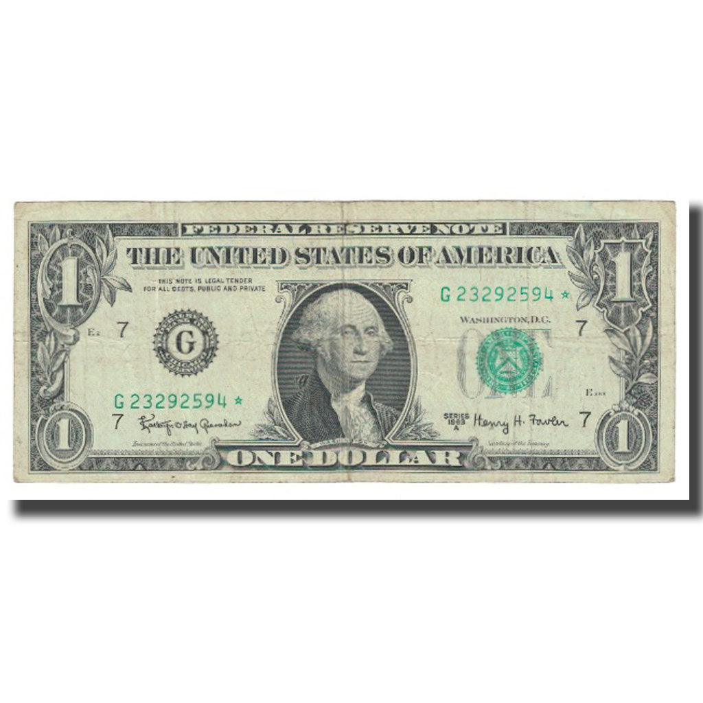 Billet, États-Unis, One Dollar, 1963, TB