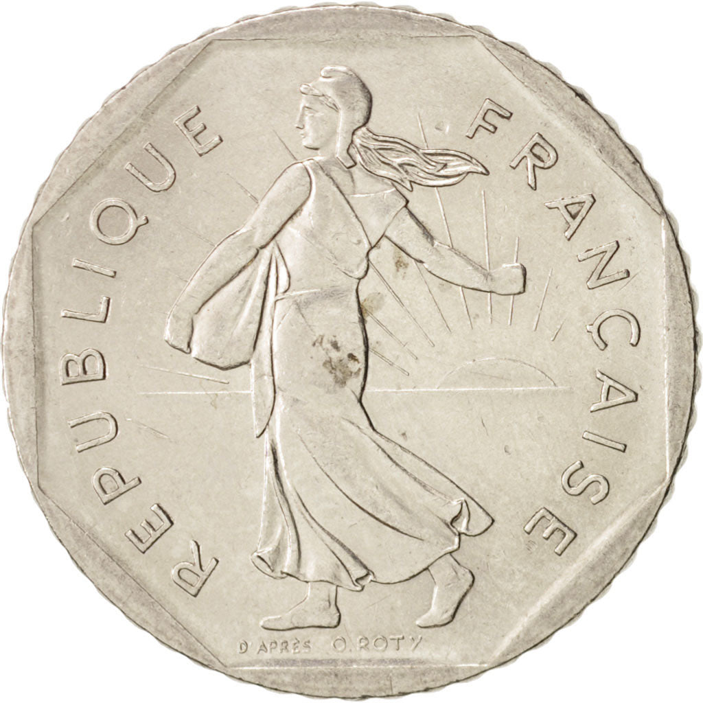 France, Semeuse, 2 Francs, 1982, AU(50-53), Nickel, KM:942.1, Gadoury:547