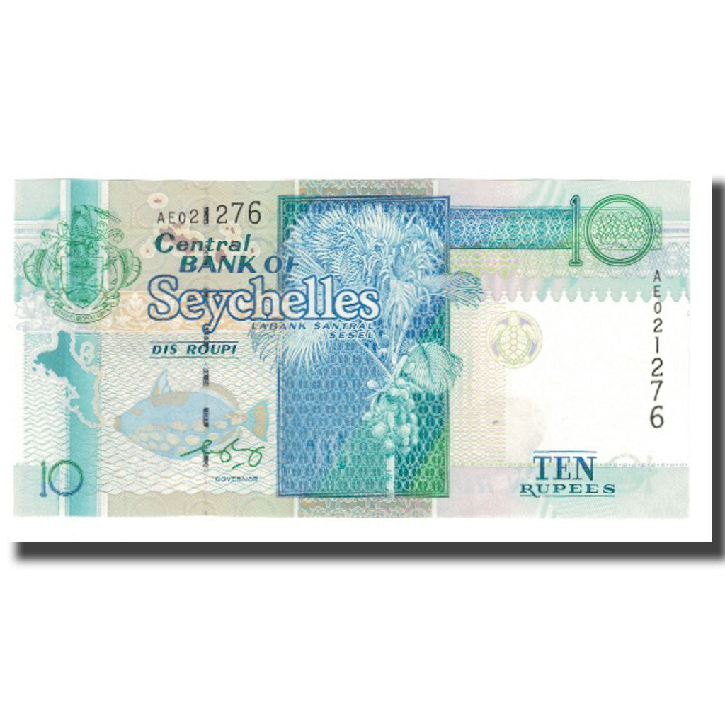 Banconote, Seychelles, 10 Rupees, KM:36a, FDS