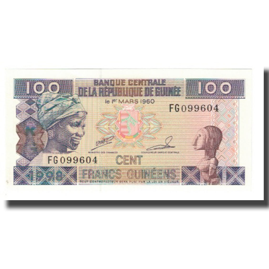 Banknote, Portuguese Guinea, 100 Escudos, 1998, 1960-03-01, KM:35, UNC(65-70)