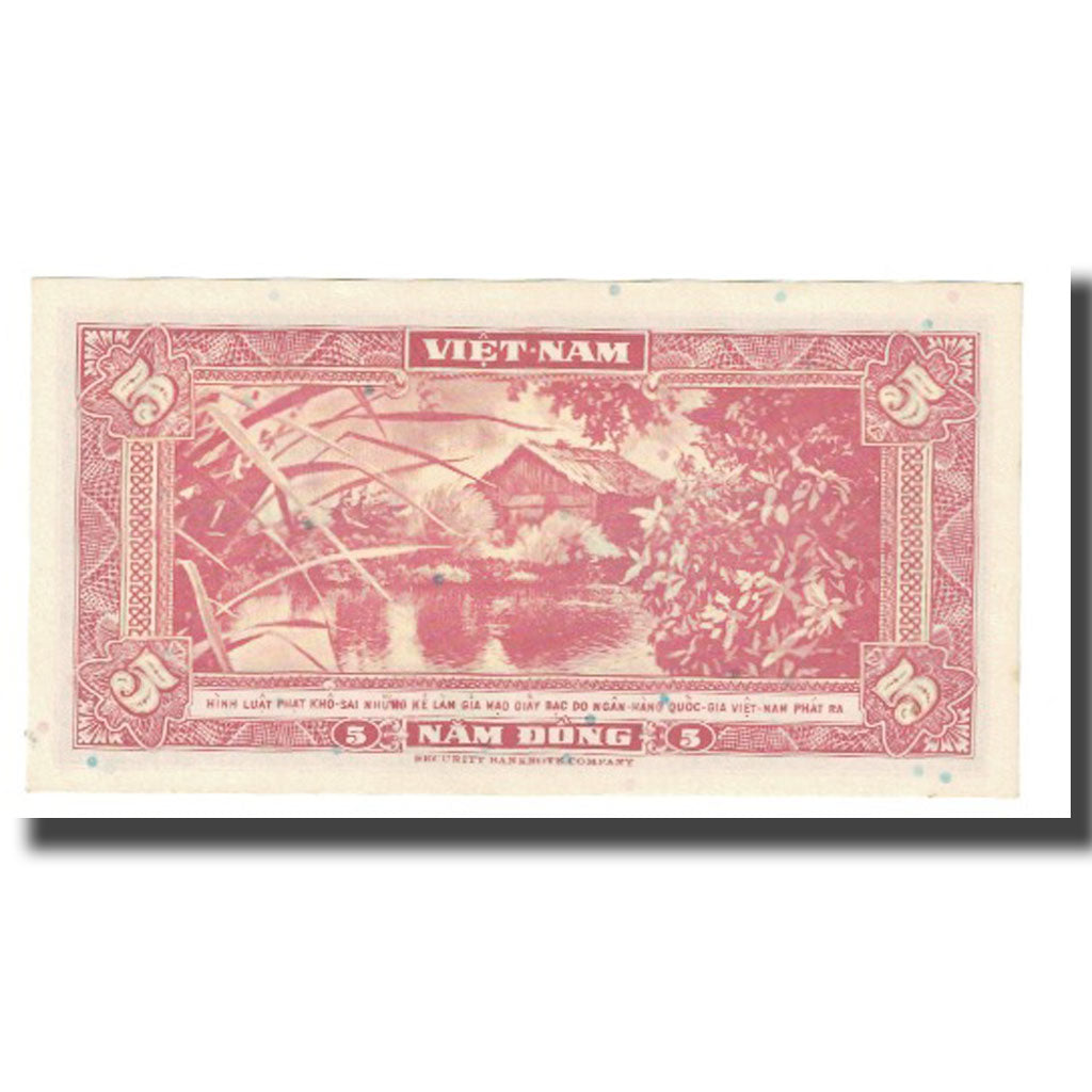 Banknote, South Viet Nam, 5 D<ox>ng, KM:13a, EF(40-45)
