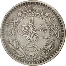 Turkey, Muhammad V, 10 Para, 1912, Qustantiniyah, AU(50-53), Nickel, KM:760