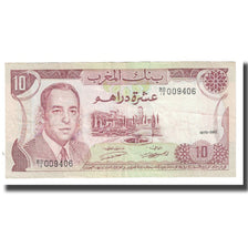 Biljet, Marokko, 10 Dirhams, 1970, KM:57a, TTB