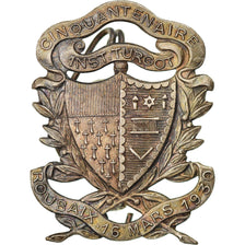 France, Medal, Cinquantenaire de l'Institut Turgot, Roubaix, Nord, 1930