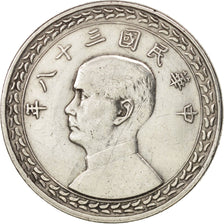 CHINA, REPUBLIC OF, TAIWAN, 5 Chiao, 1949, EF(40-45), Silver, KM:532