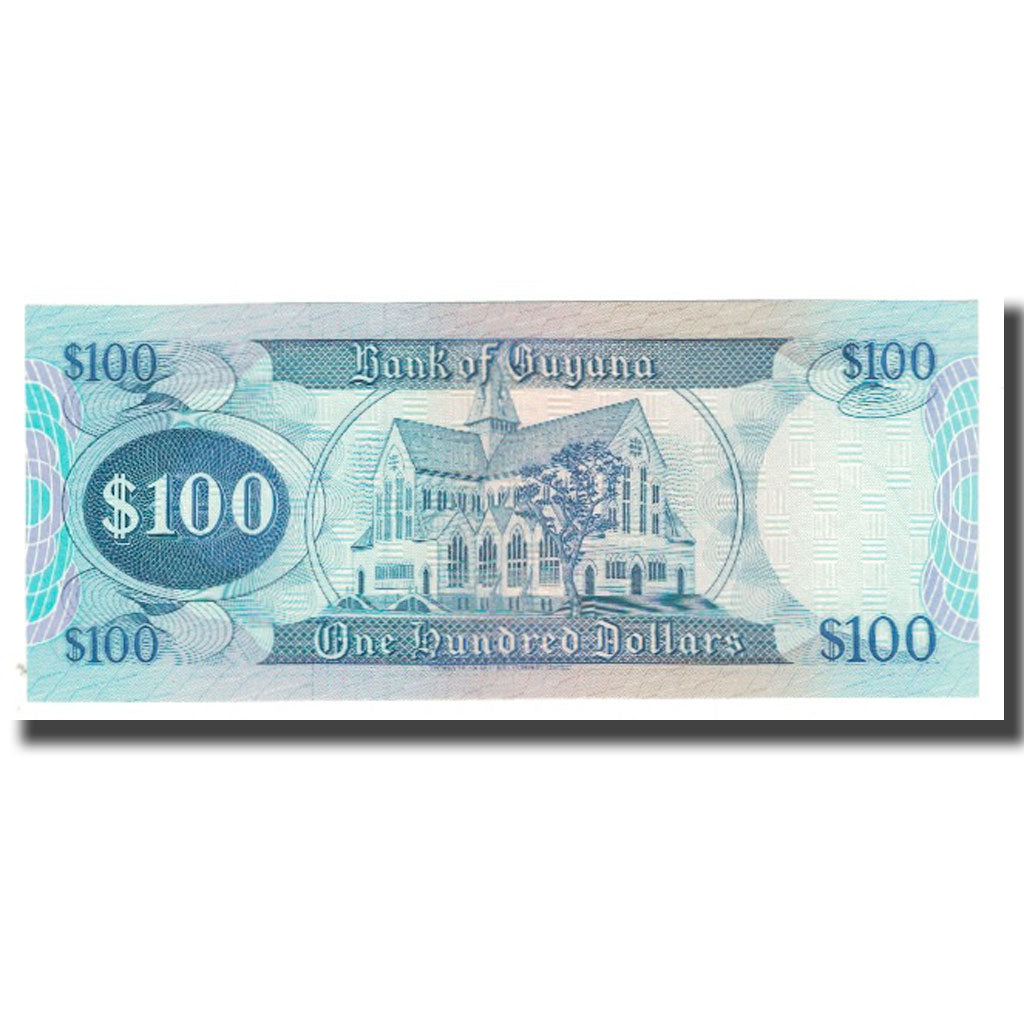 Banknot, Gujana, 100 Dollars, KM:31, UNC(65-70)