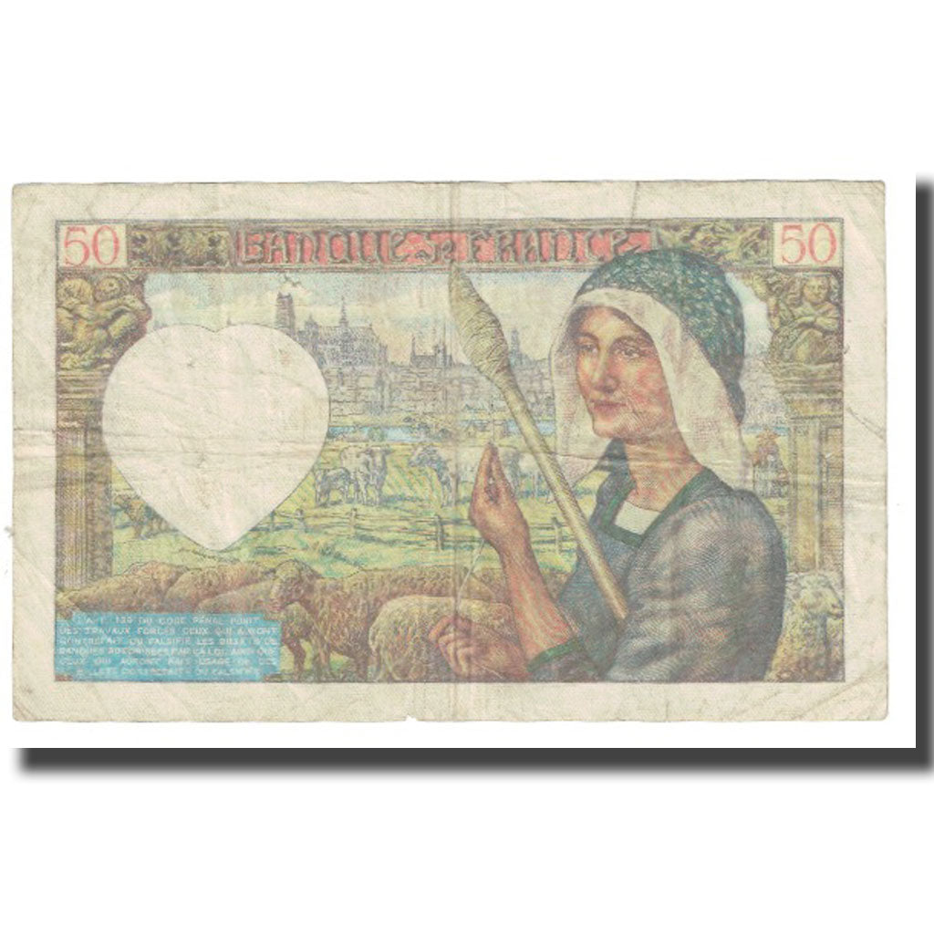 Frankreich, 50 Francs, 1941, 1941-11-20, S, Fayette:19.16, KM:93