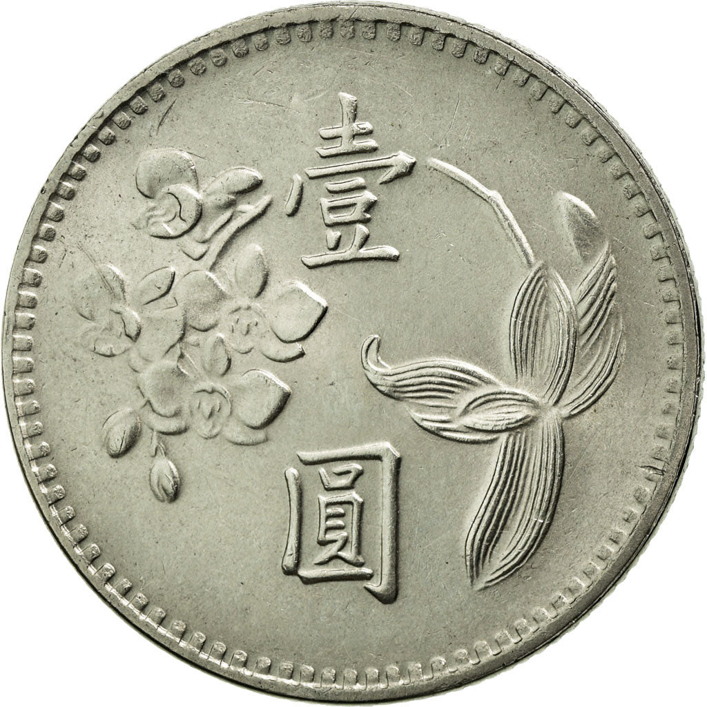 Münze, Republik China, TAIWAN, Yuan, 1975, VZ+, Copper-Nickel-Zinc, KM:536