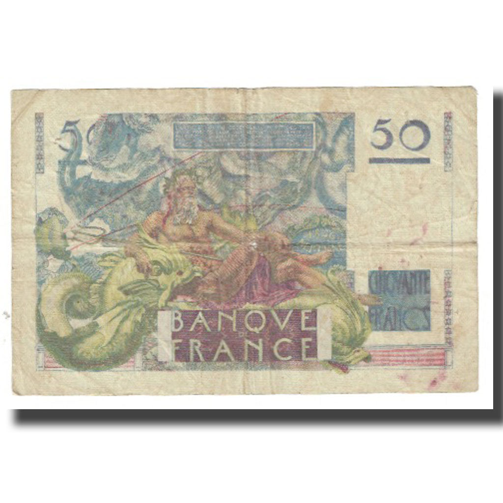 France, 50 Francs, Le Verrier, 1949, P. Rousseau and R. Favre-Gilly, 1949-05-19