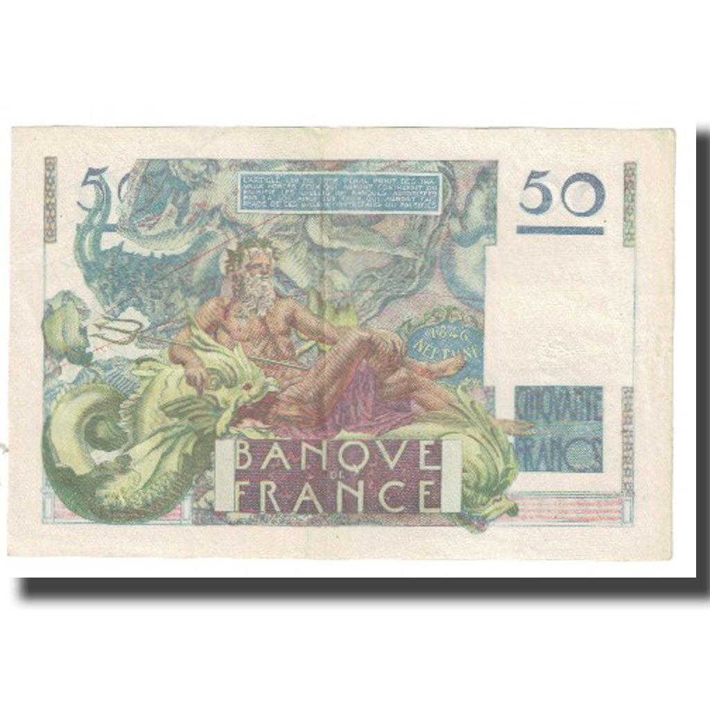 France, 50 Francs, Le Verrier, 1951, Taisaud, 1951-02-01, EF(40-45)