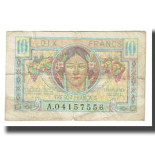 France, 10 Francs, 1947 French Treasury, 1947, VF(20-25), Fayette:VF30.1, KM:M7a