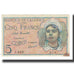 Banknote, Algeria, 5 Francs, 1944, 1944-10-02, KM:94a, EF(40-45)