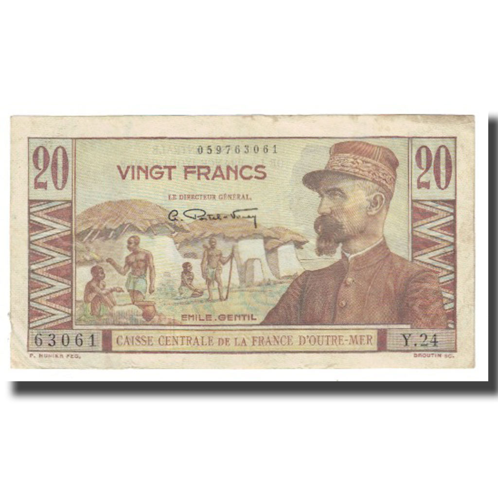 Banknote, Saint Pierre and Miquelon, 20 Francs, KM:24, VF(20-25)