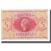 French Equatorial Africa, 5 Francs, VF(20-25), KM:15b