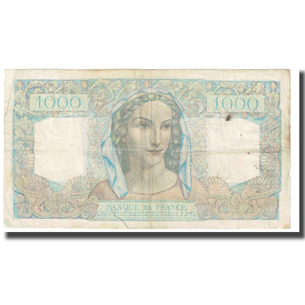 Francia, 1000 Francs, Minerve et Hercule, 1945, P. Rousseau and R. Favre-Gilly