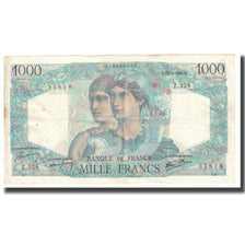 Francia, 1000 Francs, Minerve et Hercule, 1946, P. Rousseau and R. Favre-Gilly