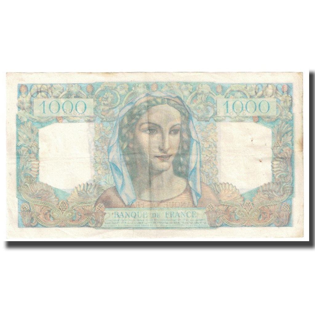 Francia, 1000 Francs, Minerve et Hercule, 1946, P. Rousseau and R. Favre-Gilly