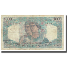 Francia, 1000 Francs, Minerve et Hercule, 1946, P. Rousseau and R. Favre-Gilly