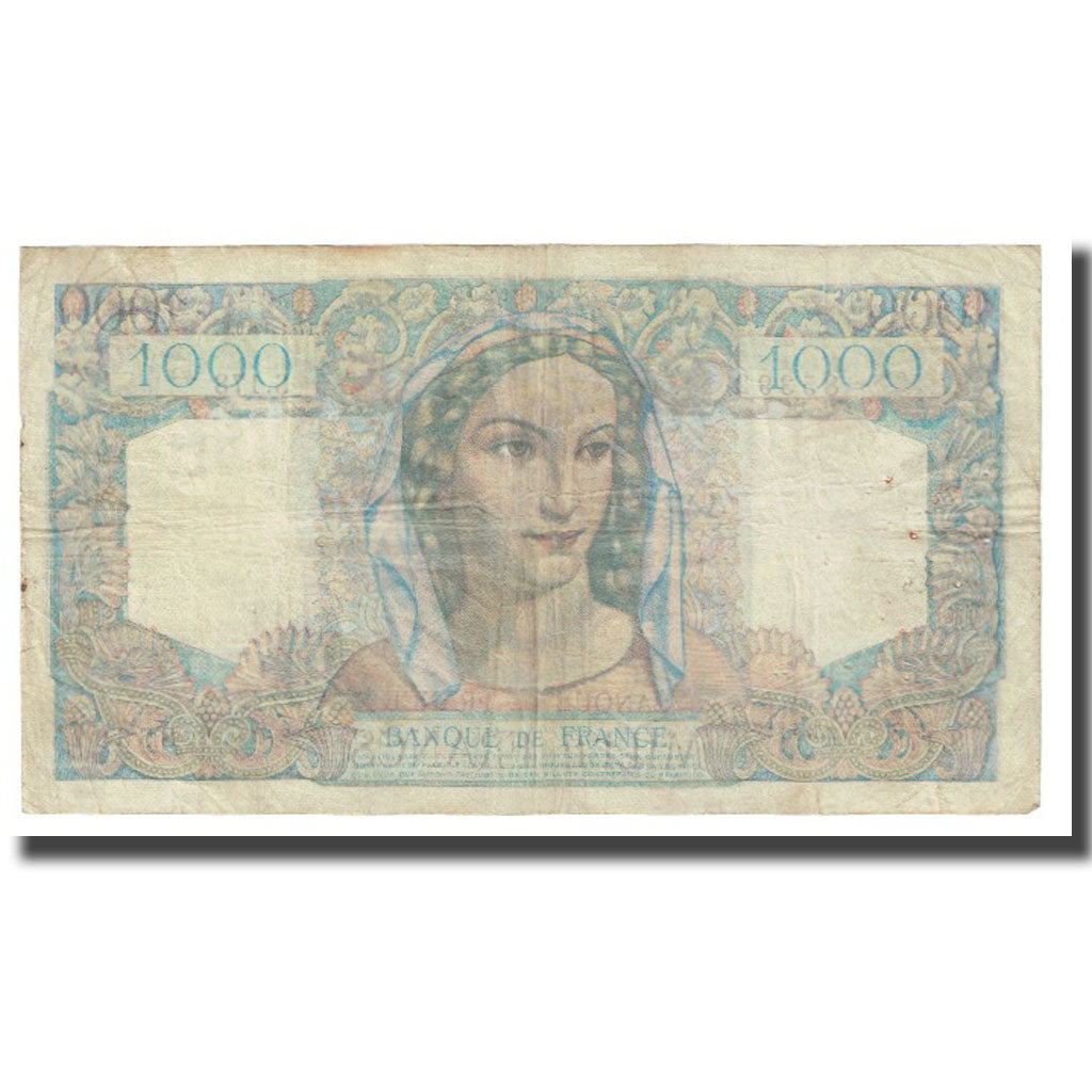 Francia, 1000 Francs, Minerve et Hercule, 1946, P. Rousseau and R. Favre-Gilly
