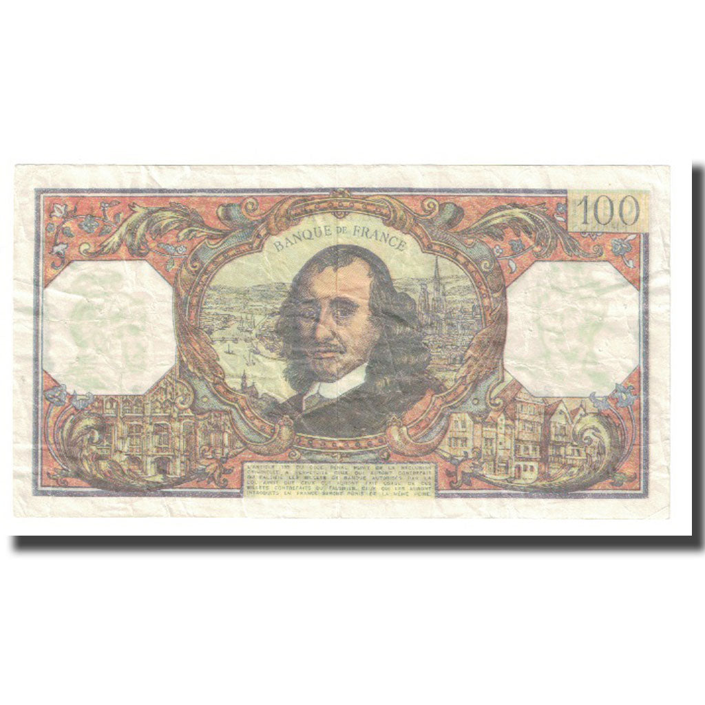 Francia, 100 Francs, Corneille, 1973, 1973-01-04, FAUX, BB