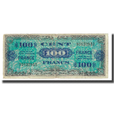 France, 100 Francs, Flag/France, 1944, VF(20-25), Fayette:VF25.01, KM:123a