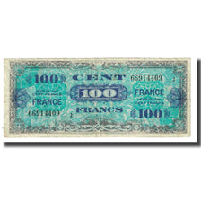France, 100 Francs, Flag/France, 1944, VF(20-25), Fayette:VF25.02, KM:123a
