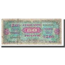 Frankreich, 50 Francs, Flag/France, 1944, S, Fayette:24.1, KM:122a