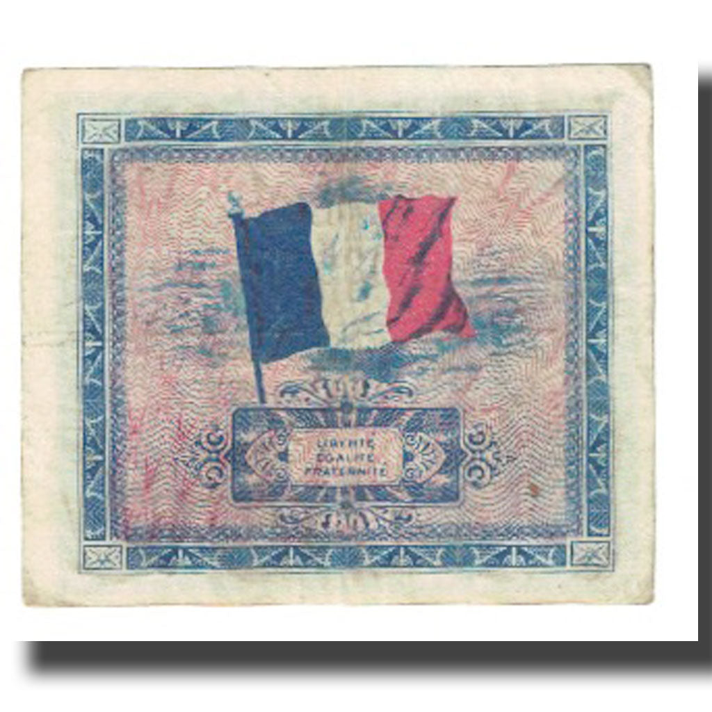 Francia, 5 Francs, Flag/France, 1944, MB, Fayette:vF 17.1, KM:115a
