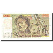 France, 100 Francs, Delacroix, 1983, FAUX, EF(40-45)