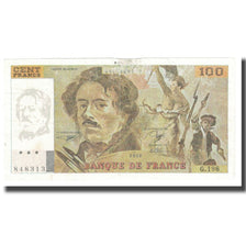 France, 100 Francs, Delacroix, 1990, FAUX, VF(20-25)