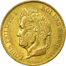 Coin, France, Louis-Philippe, 40 Francs, 1834, Paris, EF(40-45), Gold, KM:747.1