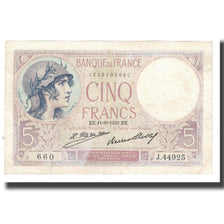 Francja, 5 Francs, Violet, 1931, P. Rousseau and R. Favre-Gilly, 1931-06-11