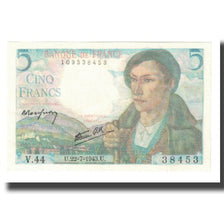 Francja, 5 Francs, Berger, 1943, P. Rousseau and R. Favre-Gilly, 1943-07-22