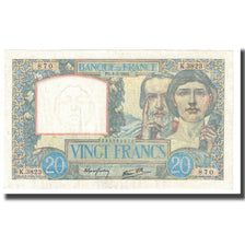 Frankreich, 20 Francs, Science et Travail, 1941, P. Rousseau and R. Favre-Gilly