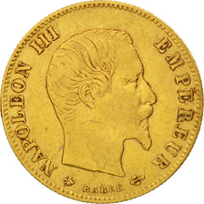 France, Napoléon III, 5 Francs, 1860, Paris, TB+, Or, KM:787.1, Gadoury 1001