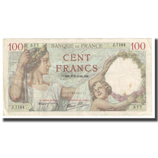 Frankrijk, 100 Francs, Sully, 1940, P. Rousseau and R. Favre-Gilly, 1940-02-08