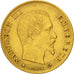 Francia, Napoleon III, Napoléon III, 5 Francs, 1860, Strasbourg, BB+, Oro, K...