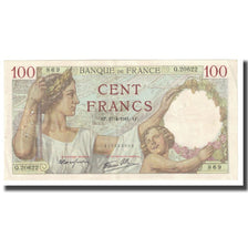 França, 100 Francs, Sully, 1941, P. Rousseau and R. Favre-Gilly, 1941-04-17