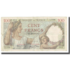 France, 100 Francs, Sully, 1940, P. Rousseau and R. Favre-Gilly, 1940-02-22, TB